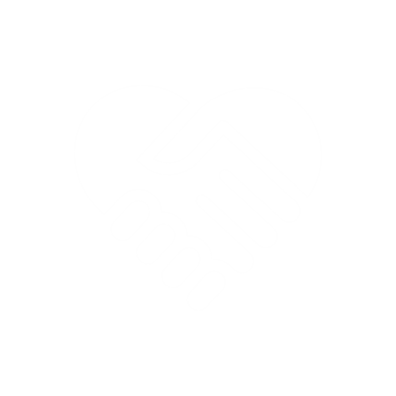 icon with holding hands shaped like a heart